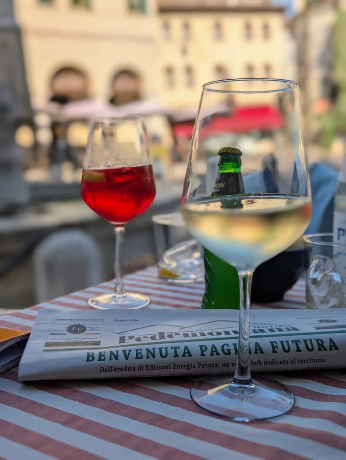 Aperitivo in the piazza